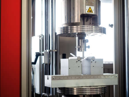 tensile and bending strength test of materials using in the industrial construction. Strength...