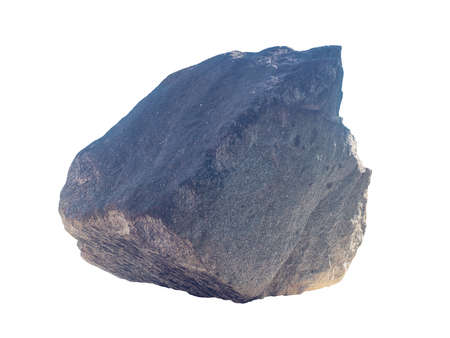 real big stone granite isolated on white background