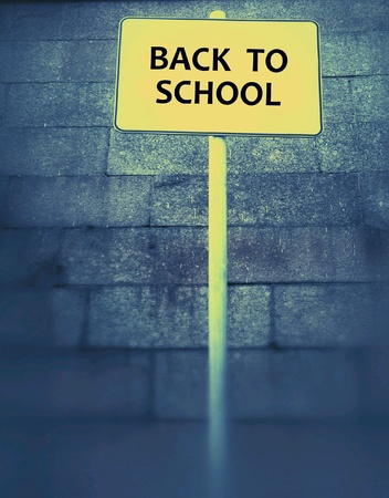 Back to school signの素材
