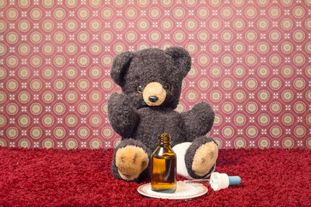Teddy get wellの写真素材