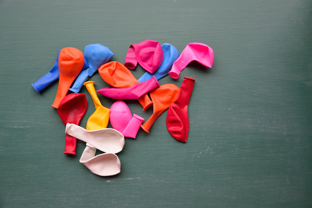 group color  balloonsの写真素材