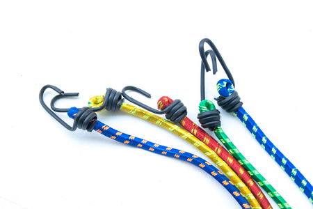 nylon tools straps on white background