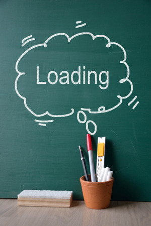 loading on boardの写真素材
