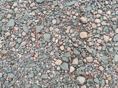 Pebbles on the ground