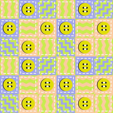 color vector flower for patterns, patchwork, hodgepodge, jumbleのイラスト素材