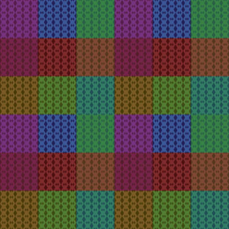color vector flower for patterns, patchwork, hodgepodge, jumble, knittingのイラスト素材