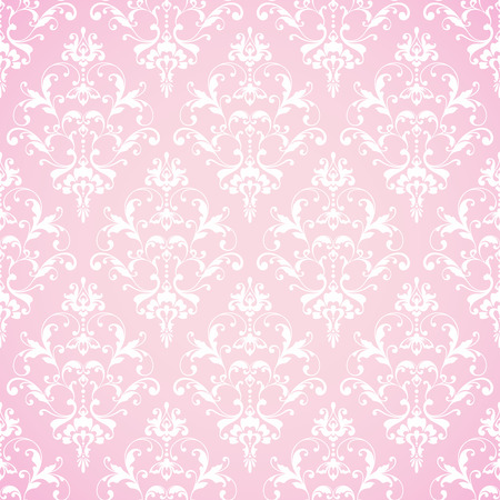 Seamless damask pattern. Ornamental lace background with patternのイラスト素材