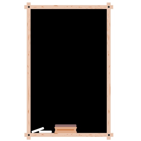 A black chalkboard with copy space のイラスト素材