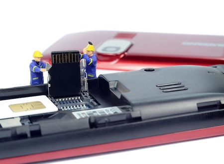 Mobile cell phone memory upgrade and repairsの写真素材