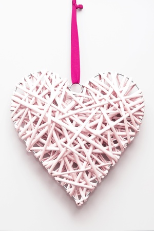 pendant in the shape of heartの写真素材