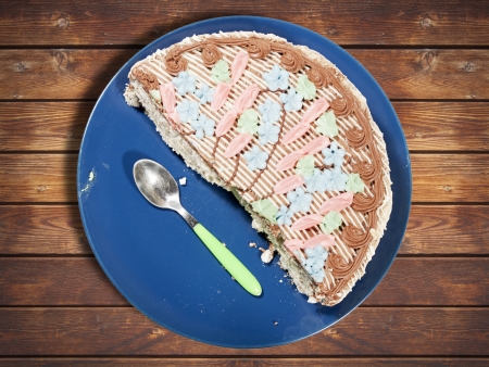 half a cakeの写真素材