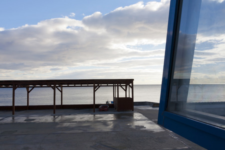 architecture in yalta ukraineの写真素材