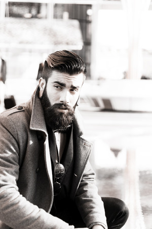 young hipster businessmanの写真素材