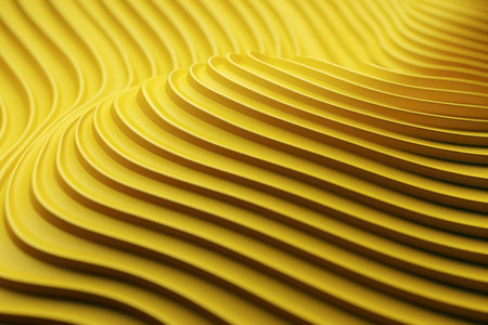 abstract background. Stripes and Waves. Generated by AI.の素材