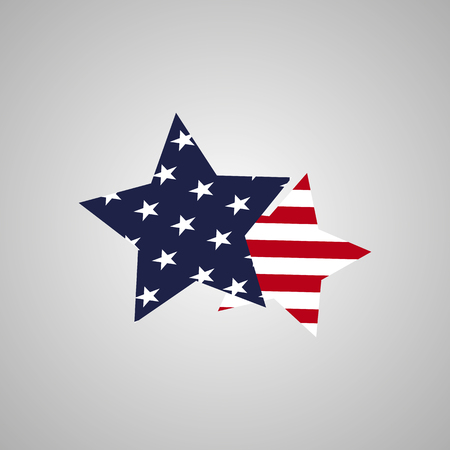 American united states stars backgroundのイラスト素材