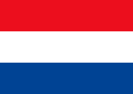 Isolated illustration of Nederland flagのイラスト素材