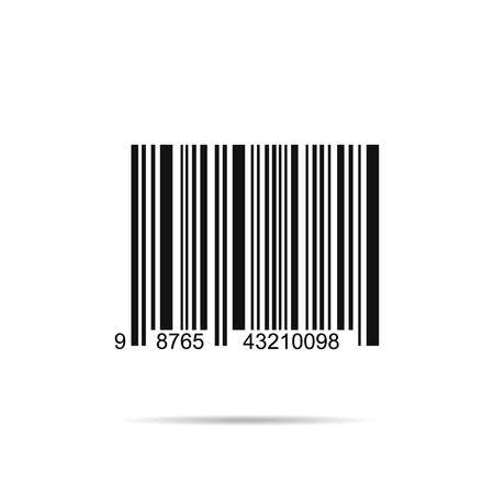 A sample of a barcode design.のイラスト素材