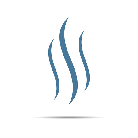 Smoke icon. Vector illustration.のイラスト素材