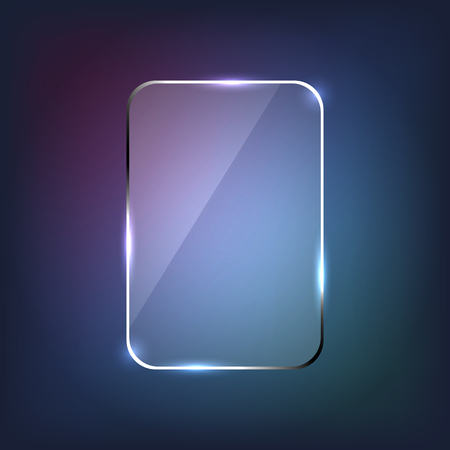 Glass light banner. Abstract vector illlustration back.のイラスト素材