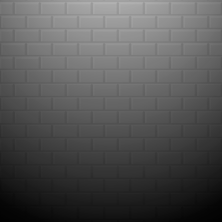 Grey ceramic brick wall.のイラスト素材
