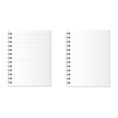 Notebook or paperbook. Business and education. Vectorのイラスト素材