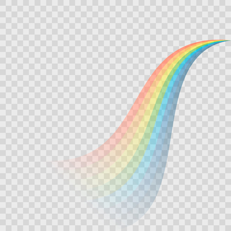 Gradient rainbow effect isolated on background. Vectorのイラスト素材