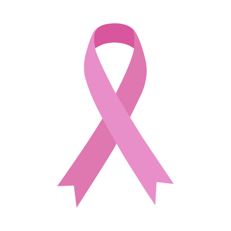 Pink ribbon. Breast cancer. Medical concept. Vectorのイラスト素材