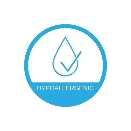 Hypoallergenic icon symbol simple design.のイラスト素材