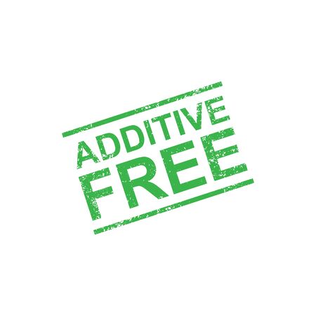 Additive free stamp with grunge effect. Backgroundのイラスト素材