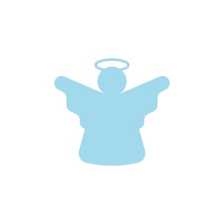 Angel icon on white background.のイラスト素材
