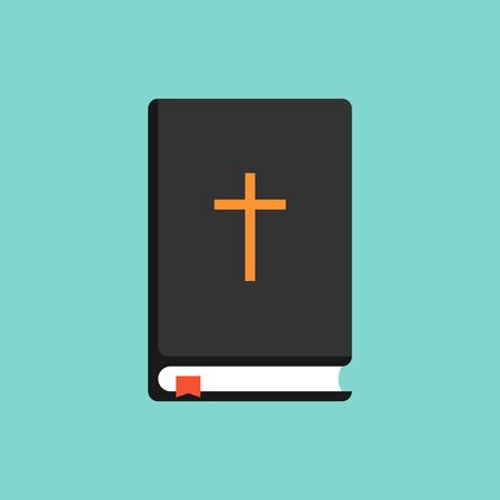 Bible icon flat style. Word of God. Vectorのイラスト素材