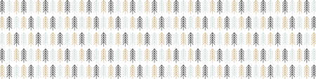 Scandinavian christmas tree pattern background. Christmas background.のイラスト素材
