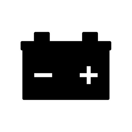 car battery icon simple designのイラスト素材