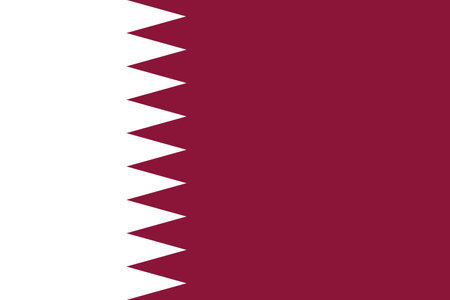 Qatar national flag background illustrationのイラスト素材