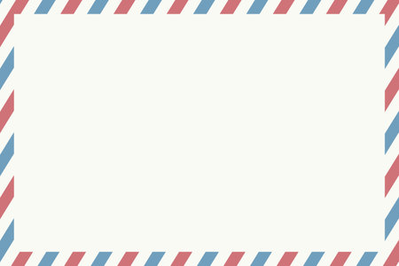 Postcard mail vintage frame backgroundのイラスト素材