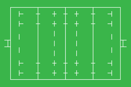 Rugby field background sport conceptのイラスト素材
