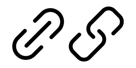 Link icon symbol simple designのイラスト素材