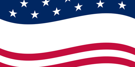 Abstract Usa flag backgroundのイラスト素材