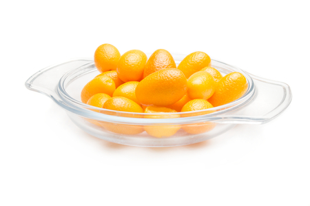 kumquat (cumquat) isolated on white background cutoutの写真素材