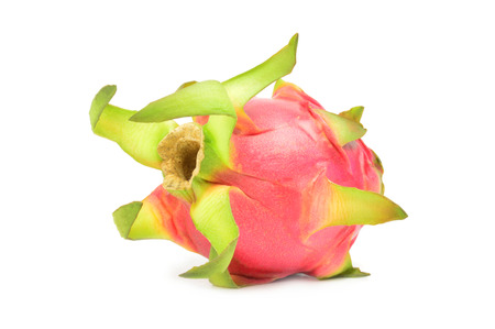 Dragon fruit isolated on a white backgroundの写真素材
