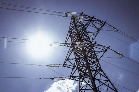 High voltage tower.