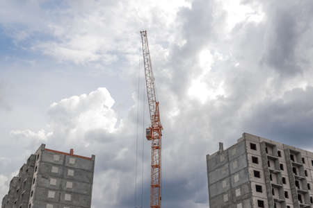 Construction of the new buildingの写真素材