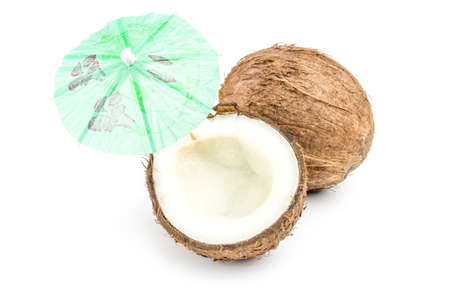 Coconut isolated on a white background