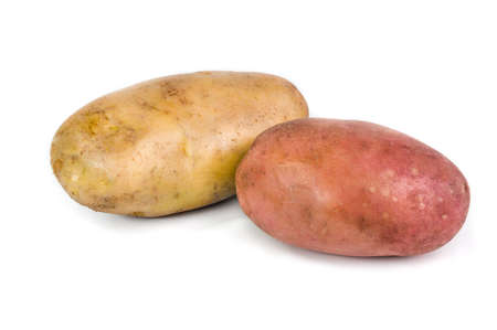 Potato isolated on white background close upの写真素材