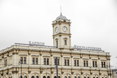 Leningrad railway station.の写真素材