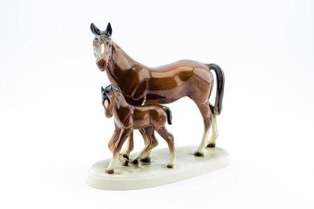 Horse figuresの写真素材