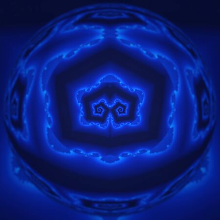 electric Blue Neon and ultraviolet abstract patterns shapes and design art