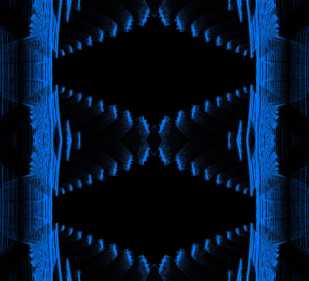 electric Blue Neon and ultraviolet abstract patterns shapes and design art