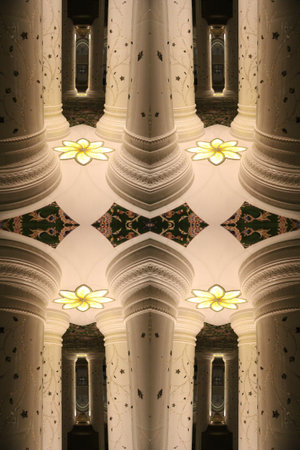 in Abu Dhabi, United Arab Emirates patterns and designs