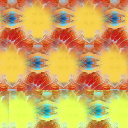 Seamless pattern of colorful abstract flowers. For eg fabric, wallpaper, wall decorations.